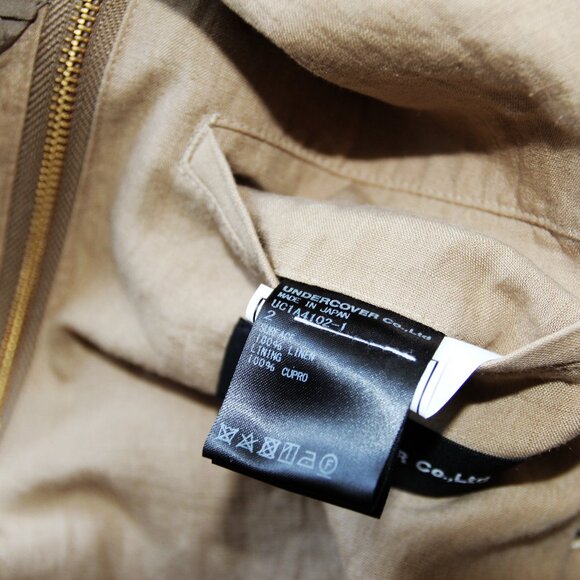 BNWT SS21 UNDERCOVER LINEN WEATHERED BLAZER JACKET 2 - Picture 13 of 14